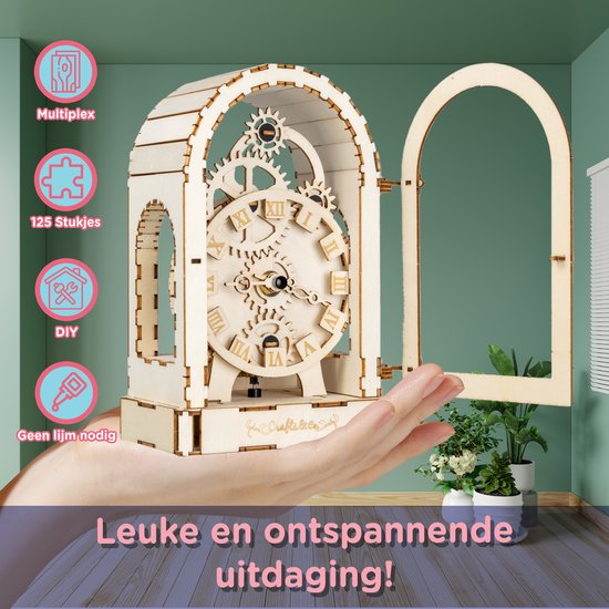 Kinetische foto - Houten Modelbouw / 3D Puzzel - Wooden City