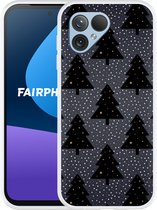 Cazy Hoesje geschikt voor Fairphone 5 Snowy Christmas Tree