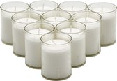 Horeca Kwaliteit Kaarsen Transparant - 24 Uur Brandtijd - 60 stuks - Theelichtjes - Waxinelichtjes