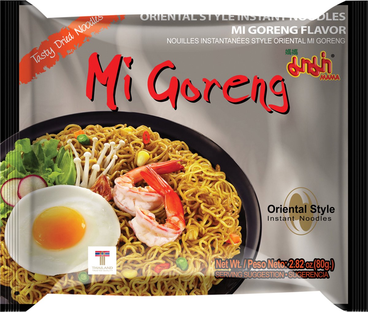 Mama Instant Noedels Mi Goreng Jumbo Pack 20 x 90 g