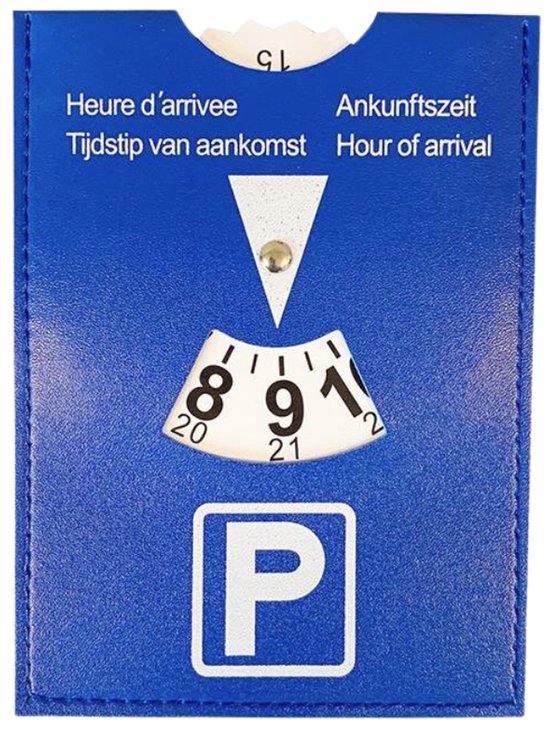 Dunlop parkeerschijf blauw 15 cm