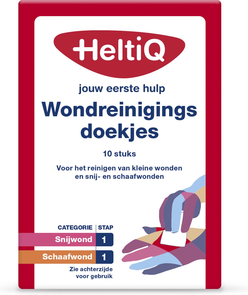 Goedkoopste HeltiQ Wondreiniging Doekjes 10 stuks