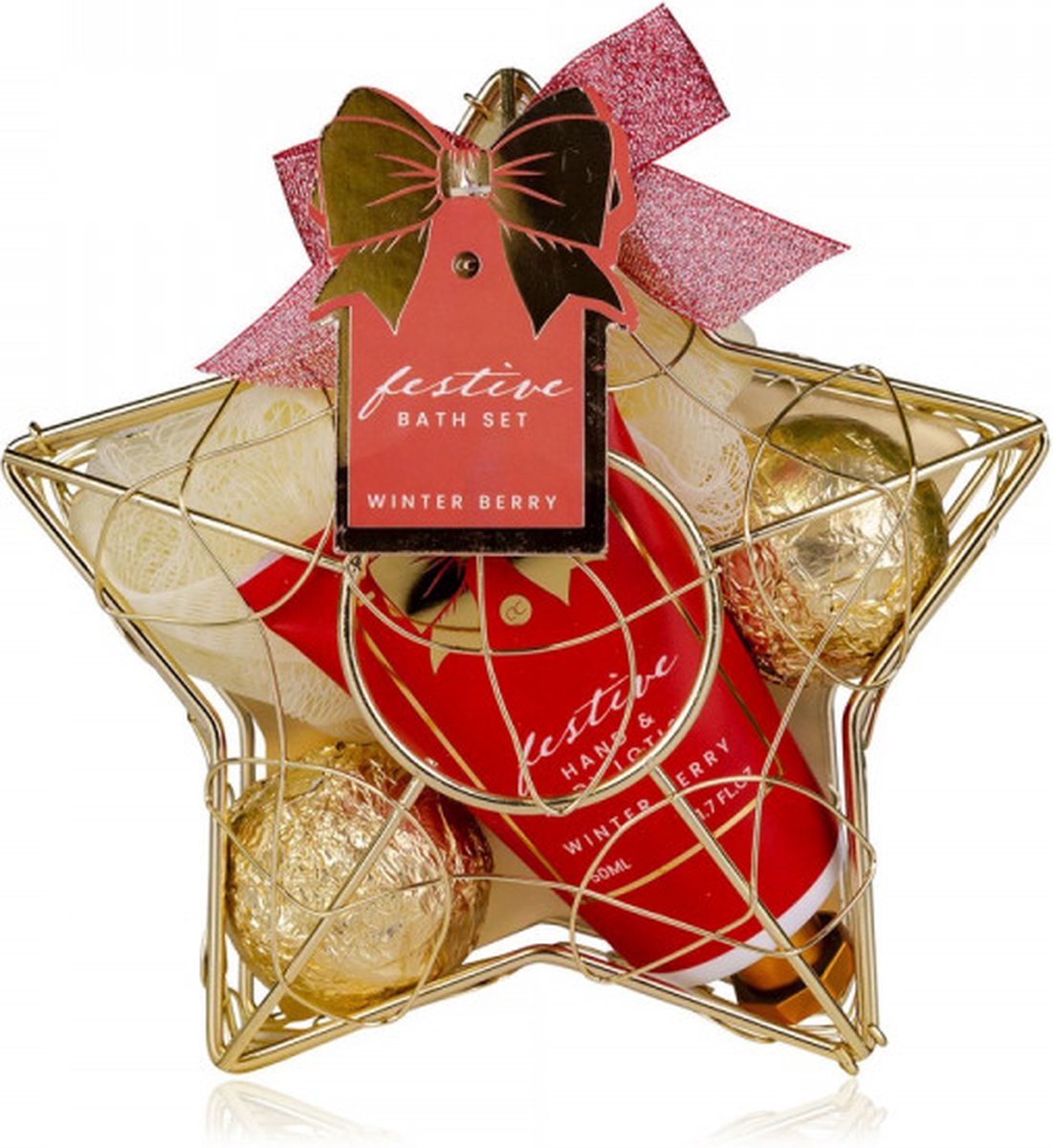 Goedkoopste festive bqth set - Winter berry - geschenkset- hqnd 1 body lotion