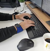 Bracelet ergonomique Polso - repose-poignet pour souris et clavier - support élégant pour les jeux et le travail