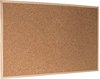 foto van 2/2 Esselte Kurken Prikbord - 59x39,5 Cm - Inclusief Speldjes - Natuurbruin
