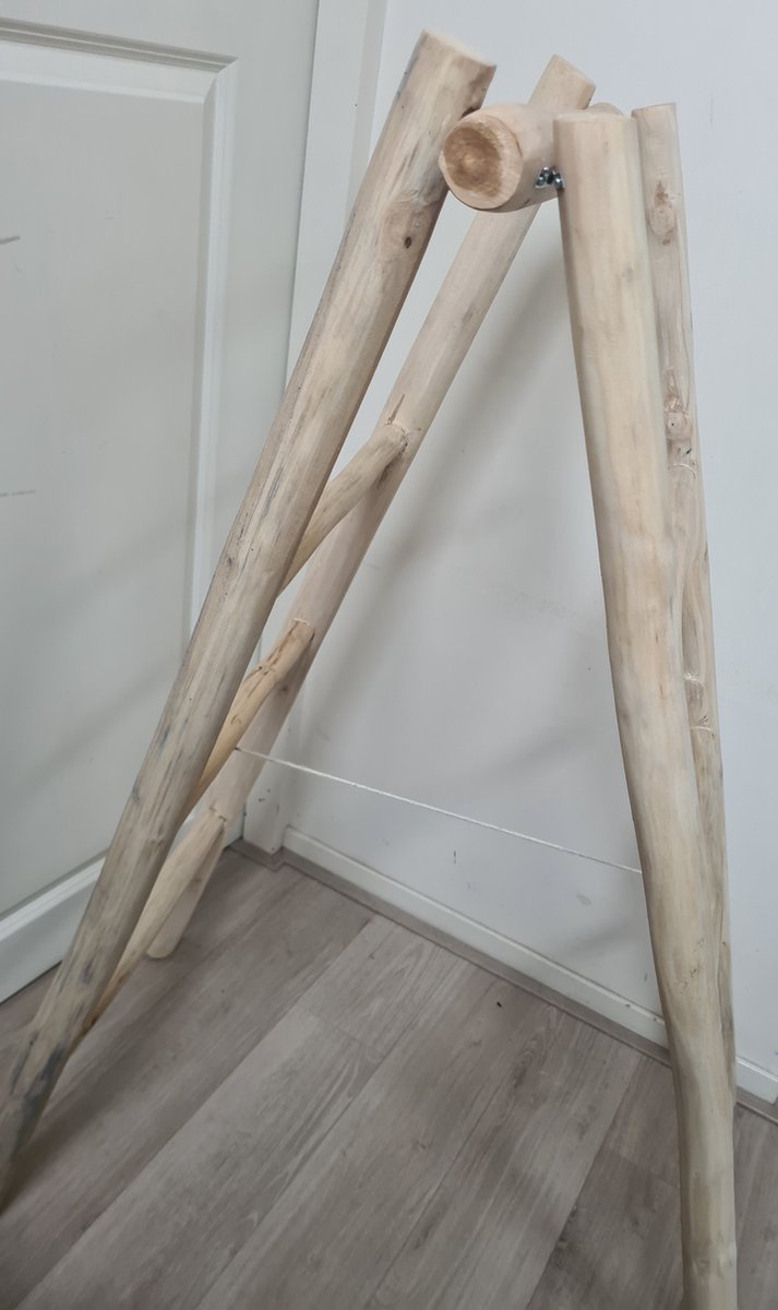 handoekrek - handdoekhouder - hout - ladder - decoratie - rek