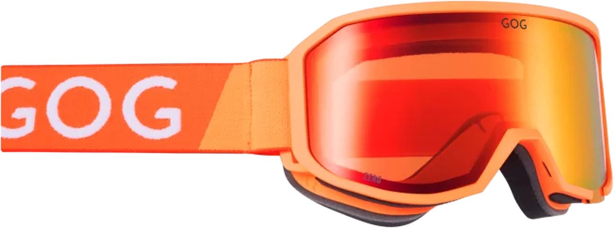 ZERO - Skibril - Snowboard - Mat Neon Oranje - Maat one size - Unisex