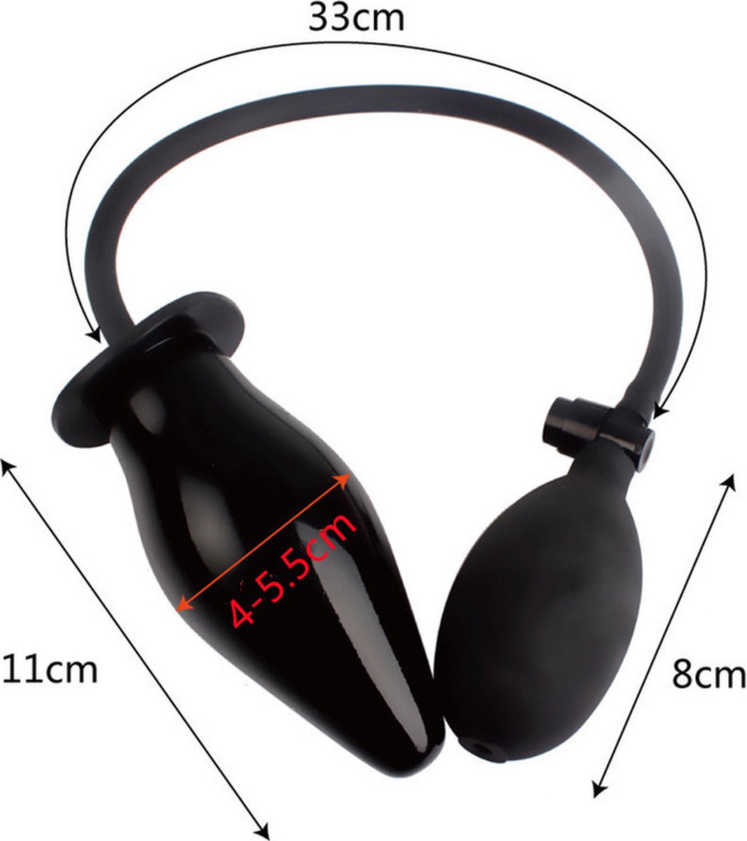 Opblaasbare Buttplug Paul