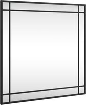 vidaXL-Wandspiegel-vierkant-60x60-cm-ijzer-zwart