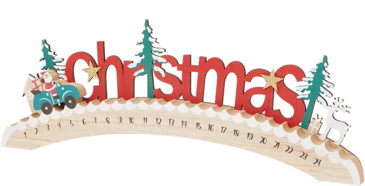 Aftelkalender tot kerst kerstmis kerstman