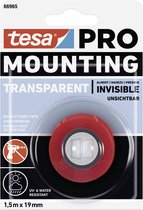 tesa Mounting PRO Transparent 66965-00000-00 Montagetape Transparant (l x b) 1.5 m x 19 mm 1 stuk(s)
