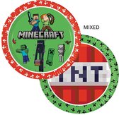 Wefiesta - Minecraft - Assiettes en papier FSC (8 pièces)