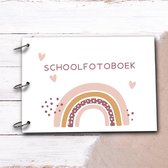 Schoolfotoboek voor meisjes - Regenboog