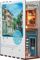 Tonecheer Book Nook: Island of Love | Houten 3D-puzzel | Verlicht | Sensor | DIY-miniatuurhuis | TQ105