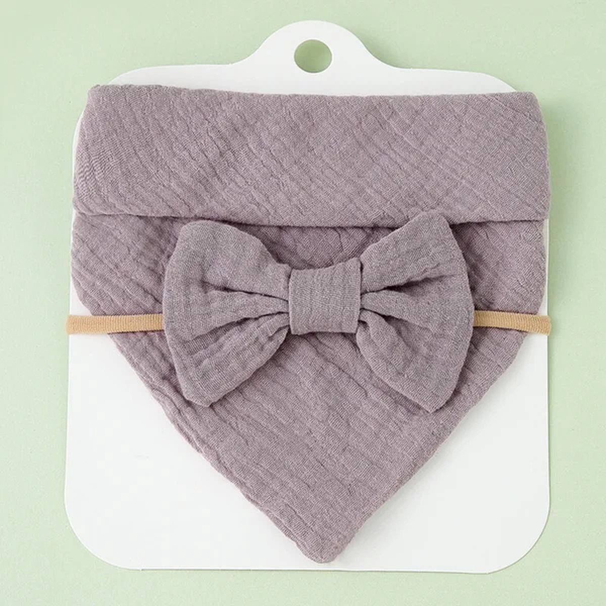 Goedkoopste zeverslab - bandana - baby - haarband - set - cadeau - origineel - kraamcadeau - feestdagen - geboorte