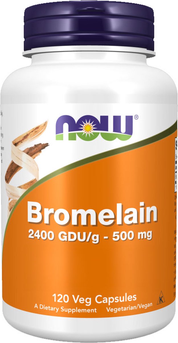 Goedkoopste Bromelain 2400 GDU/g - 500mg-120 veggie caps