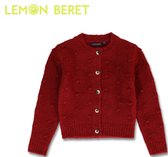 CARDIGAN KNITWEAR - Met Knopen - Lemon Beret - Maat 98 / 3 jaar