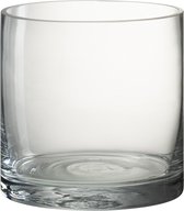 J-Line vaas Cylinder Vola - glas - transparant - small