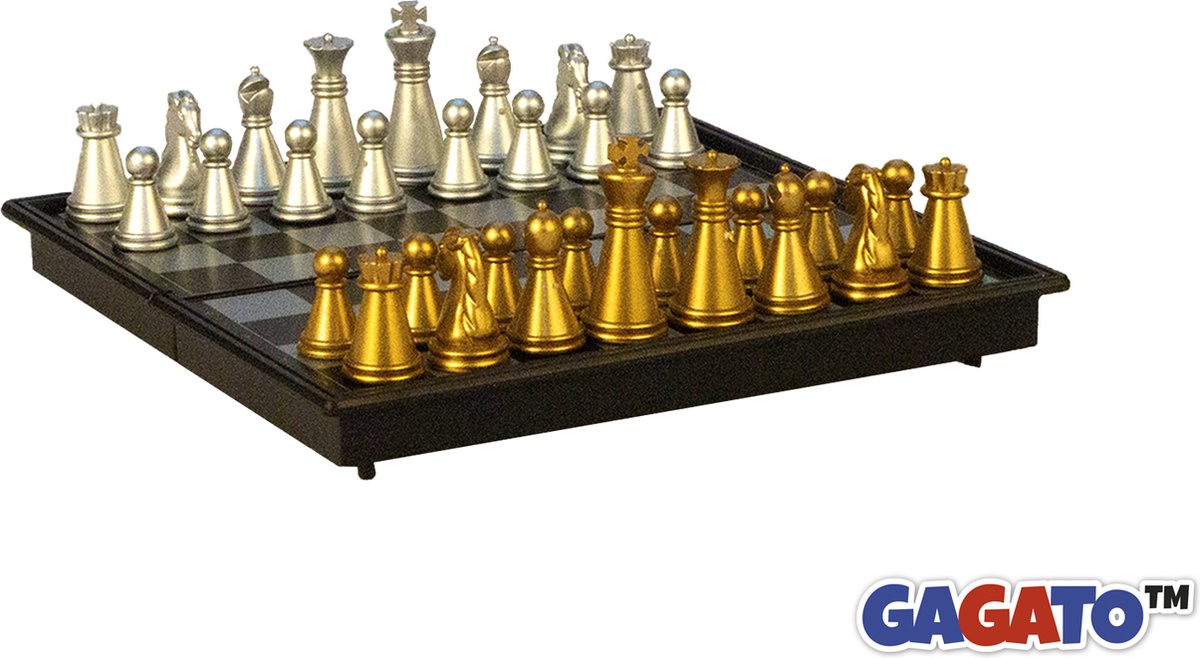 Gagato Schaakbord met Schaakstukken Magnetische Schaakbord Schaakspel Chess Set Schaken
