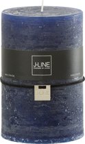 J-Line cilinderkaars - donkerblauw - 120U - XL