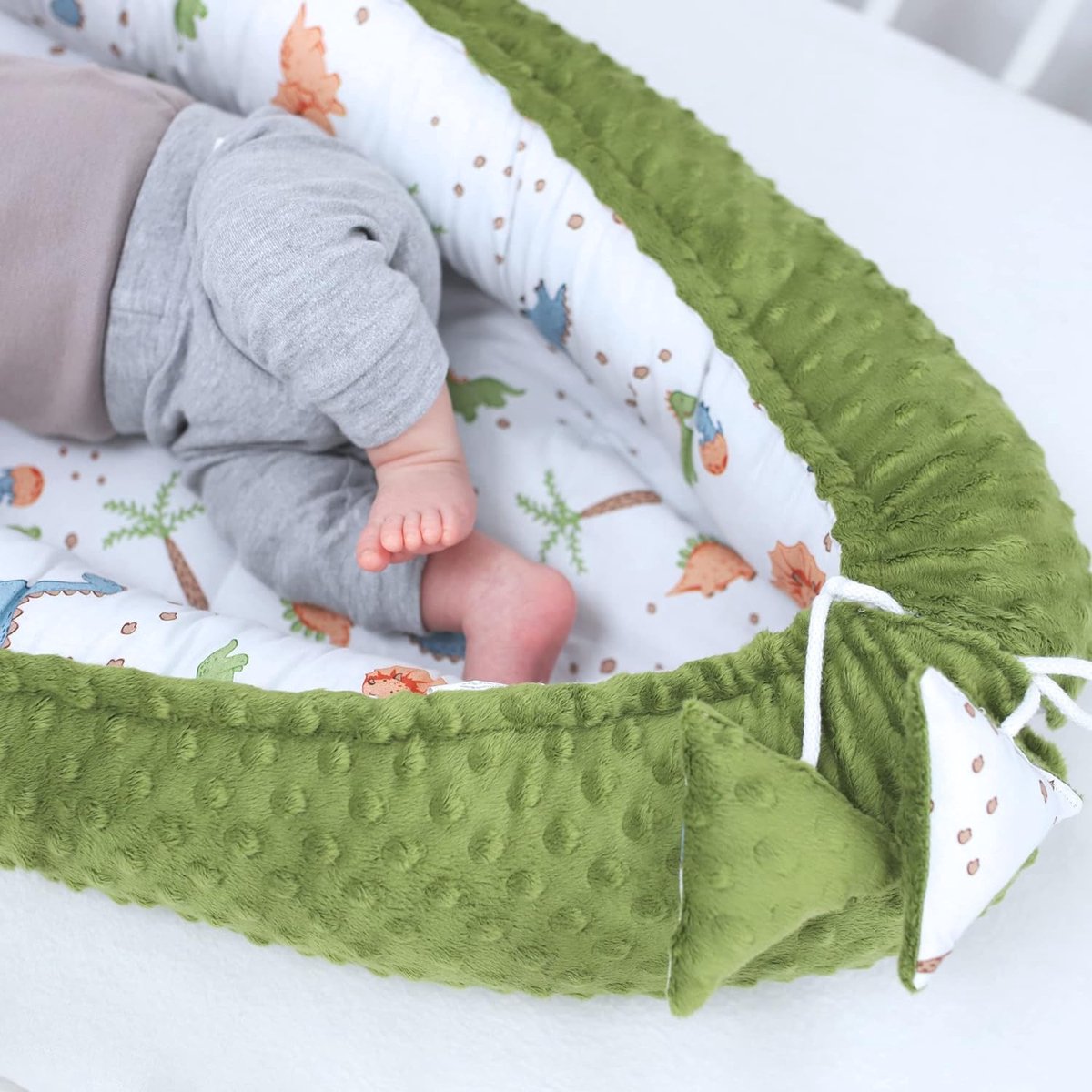 Réducteur de lit bébé, réducteur de lit bébé, cocon de nid de bébé pour  nouveau-né Coussin de bébé Berceau de voyage portable (gris étoile)