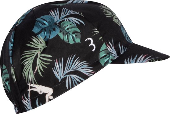 Foto: Bbb fietspetje zwart groen bbw 253 cycling cap classico plant one size