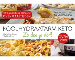 Omslag van Koolhydraatarm KETO eten. Zó doe je dat! OVENSPECIAL