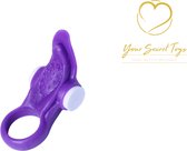 Loys - Vibrerende Cockring - silicone penis ring - Rekbaar - Uniek gevoel - Voor hem en voor haar - Stimulerend voor mannen en vrouwen - Spannend voor koppels - Sex speeltjes - Sex toys - Erotiek - Clitoris - Seks speeltjes - Stimulator
