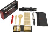 Meest Complete Sushi Set - 13-Delige Bamboe Sushi Kit - All-In-One Sushimaker Inclusief Sushi Bazooka - Gratis Recepten E-book - Sushitools