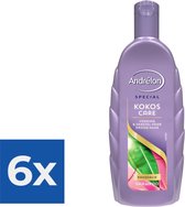 Andrélon Shampooing Kokos Care 300 ml - Pack économique 6 pièces
