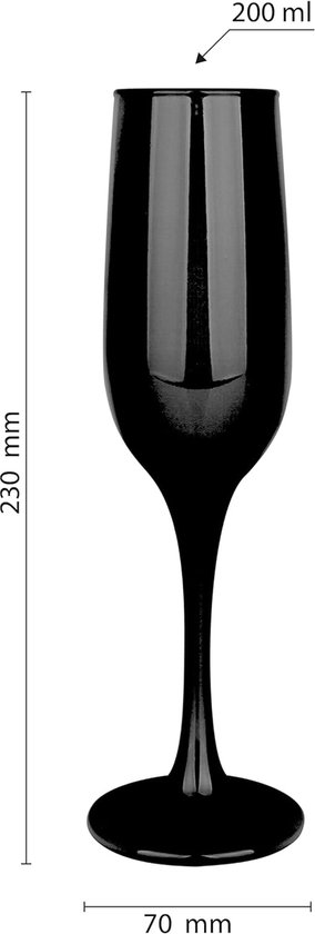 Ensemble de verres à champagne de Luxe