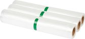 Folierollen voor Vacumeermachines - Folierol - Silvercrest Vacuumfolie - 3 delig - 3 m x 20 cm per stuk - Vacuumrol - BPA vrij