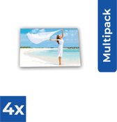 ZEP - Plexiglas Fotolijst Acrylic horizontaal voor foto formaat 20x30 - 730128 - Fotolijst - Voordeelverpakking 4 stuks