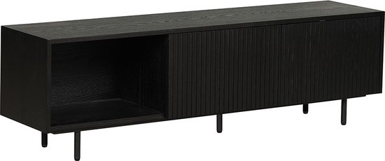 Bronx71® Tv-meubel Ray zwart eiken 150 cm