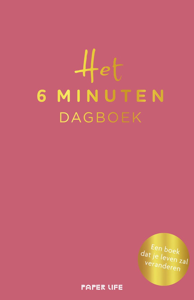 Het 6 minuten dagboek - Roze - Dominik Spenst