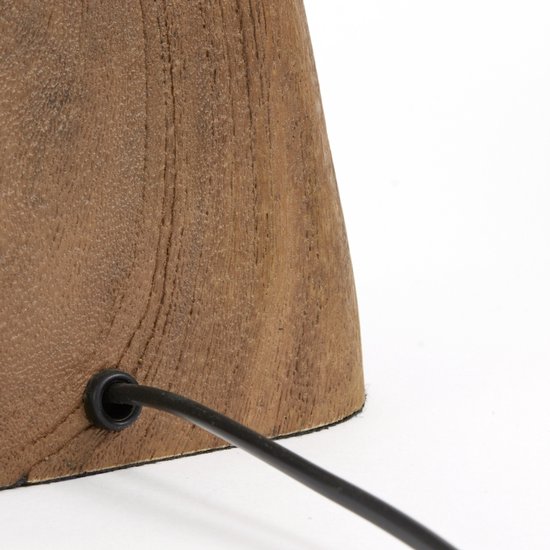 Light & Living Pied de lampe Cardan - Bois - 16x10x21cm