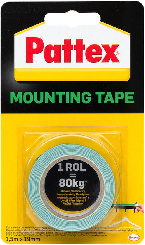 Pattex Montage Tape 80kg Groen | bol