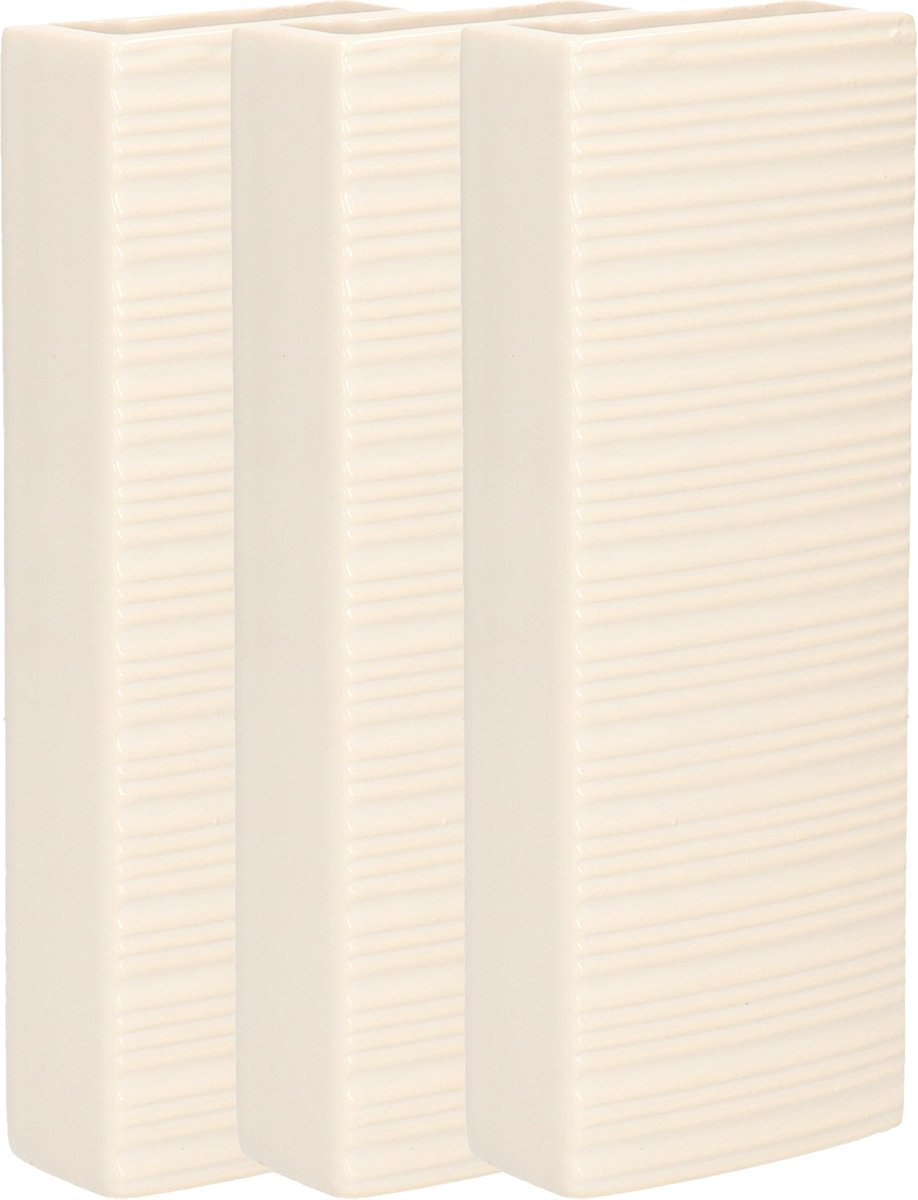 Gerimport Waterverdamper - 3x - warm wit - keramiek - 400 ml - radiatorbak - Luchtbevochters