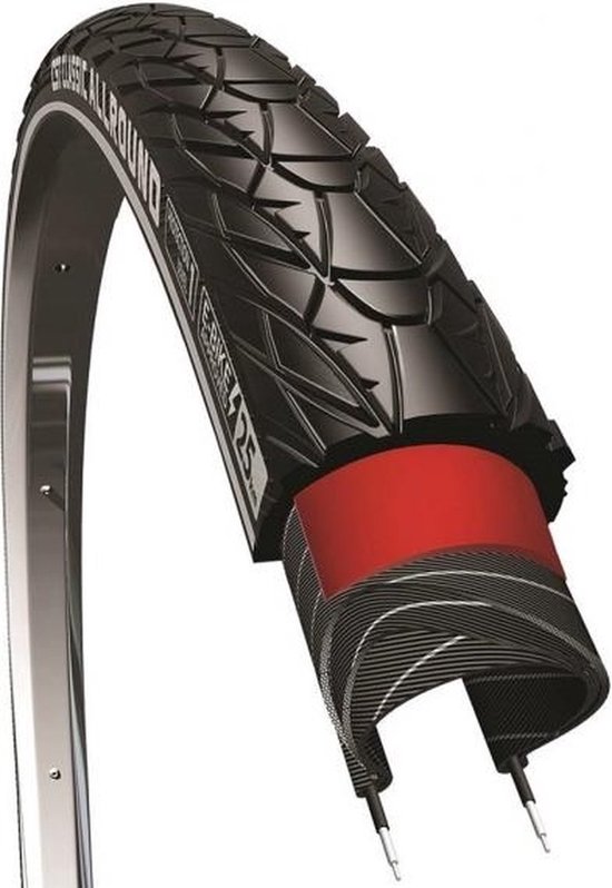 Cst Cubierta Classic Breaker 28 700x38c Rigida Negro Con Reflectante 40