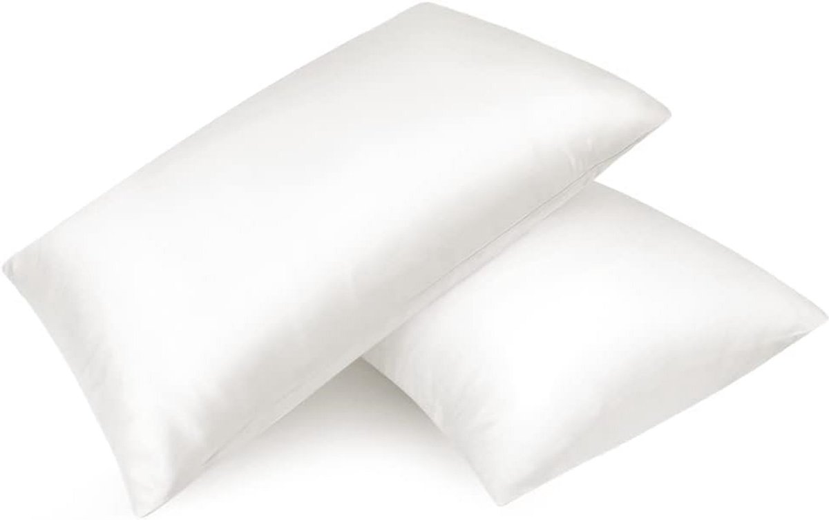 Famanu Decoratieve kussensloop - Kussenslopen - Kussenhoes - Woonaccessoires - Sofa Kussenhoes - Set van 2, 40 x 80 cm Ivoor