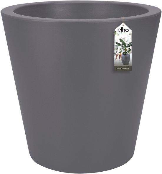 Elho Pure Straight Round 80 - Grote Bloempot voor Binnen en Buiten ...