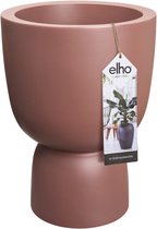 Elho Pure Coupe 35 - Hoge Bloempot - Binnen & Buiten - Gemaakt van Gereycled Plastic - Ø 34.9 x H 49.0 cm - Rosy Brown