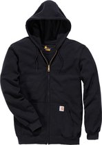 Carhartt K122 Midweight Zip-Front Hooded Sweatshirt - Original Fit - Black - XXL (valt als XXXL)
