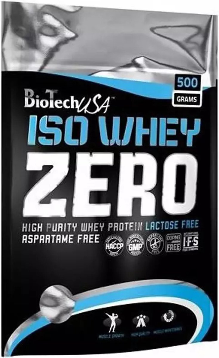 Protein Poeder - Iso Whey Zero - 500g - BiotechUSA - - Cookies & Cream