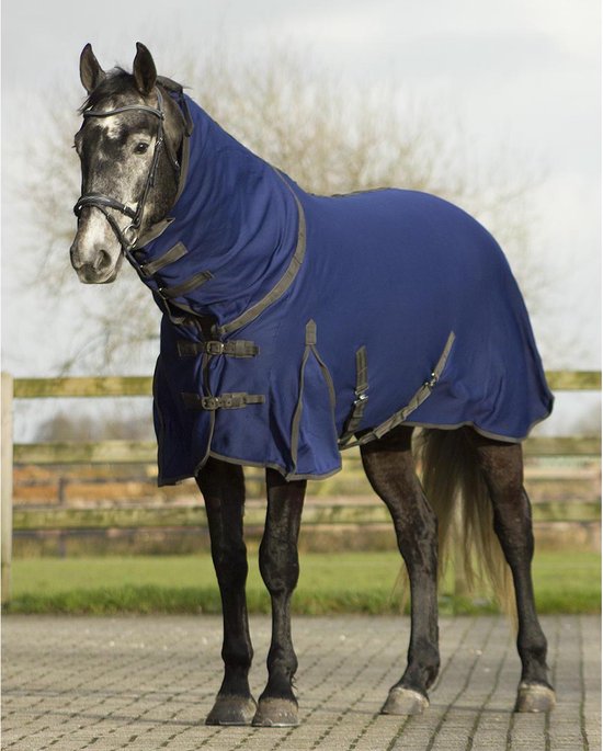 Refroidisseur De Cheval Equestriana Séchage Rapide - 76" (6'3") - Bleu Marine