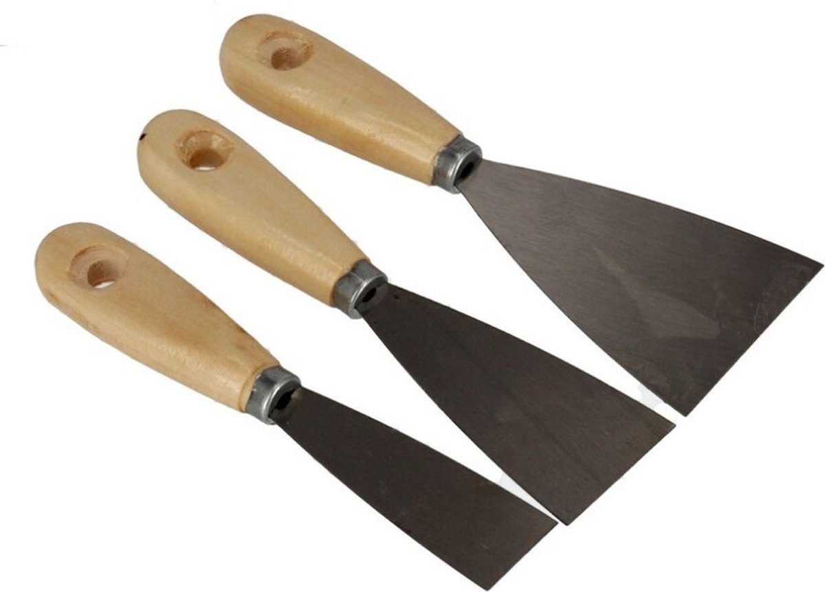 Ensemble de couteaux à mastic en acier au carbone, Kit de grattoir à