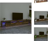 vidaXL TV-meubel naam - TV-meubel - 290 x 36.5 x 40 cm - Gerookt Eiken - Kast