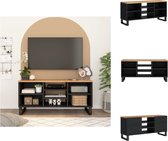 vidaXL TV-meubel - 100 x 33 x 46 cm - massief acaciahout - Kast