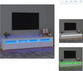 vidaXL TV-meubel - 210 x 35 x 40 cm - RGB LED - Kast
