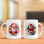 Mok Santa Claus - Christmas - Gift - Cadeau - HolidaySeason - MerryChristmas - ChristmasTree - WinterWonderland - SeasonsGreetings - HolidayCheer - HappyHolidays